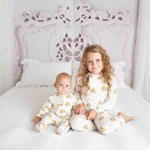 Rainbow Two Piece Pajama Set